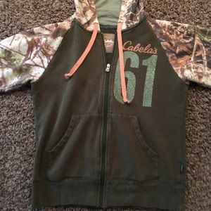 Cabelas Medium Zip Up Jacket